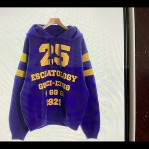 Gucci 2021 Graphic Print Hoodie